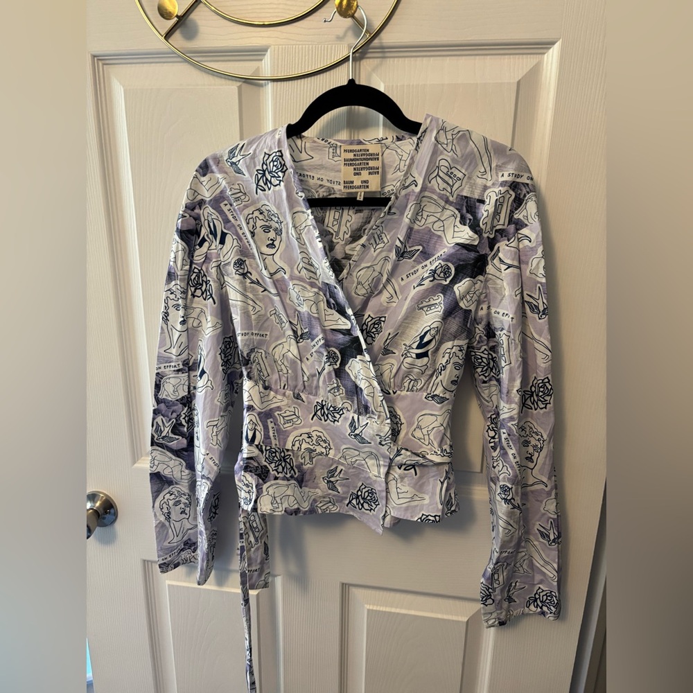 Women's Purple Wrap Jacket